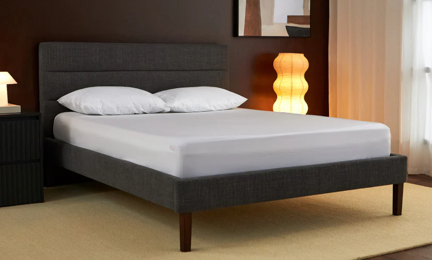 Channel Upholstered Bed Frame