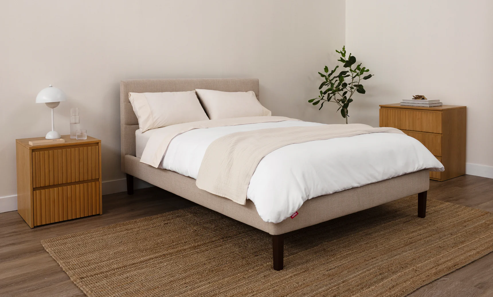 Channel Upholstered Bed Frame - Image 5