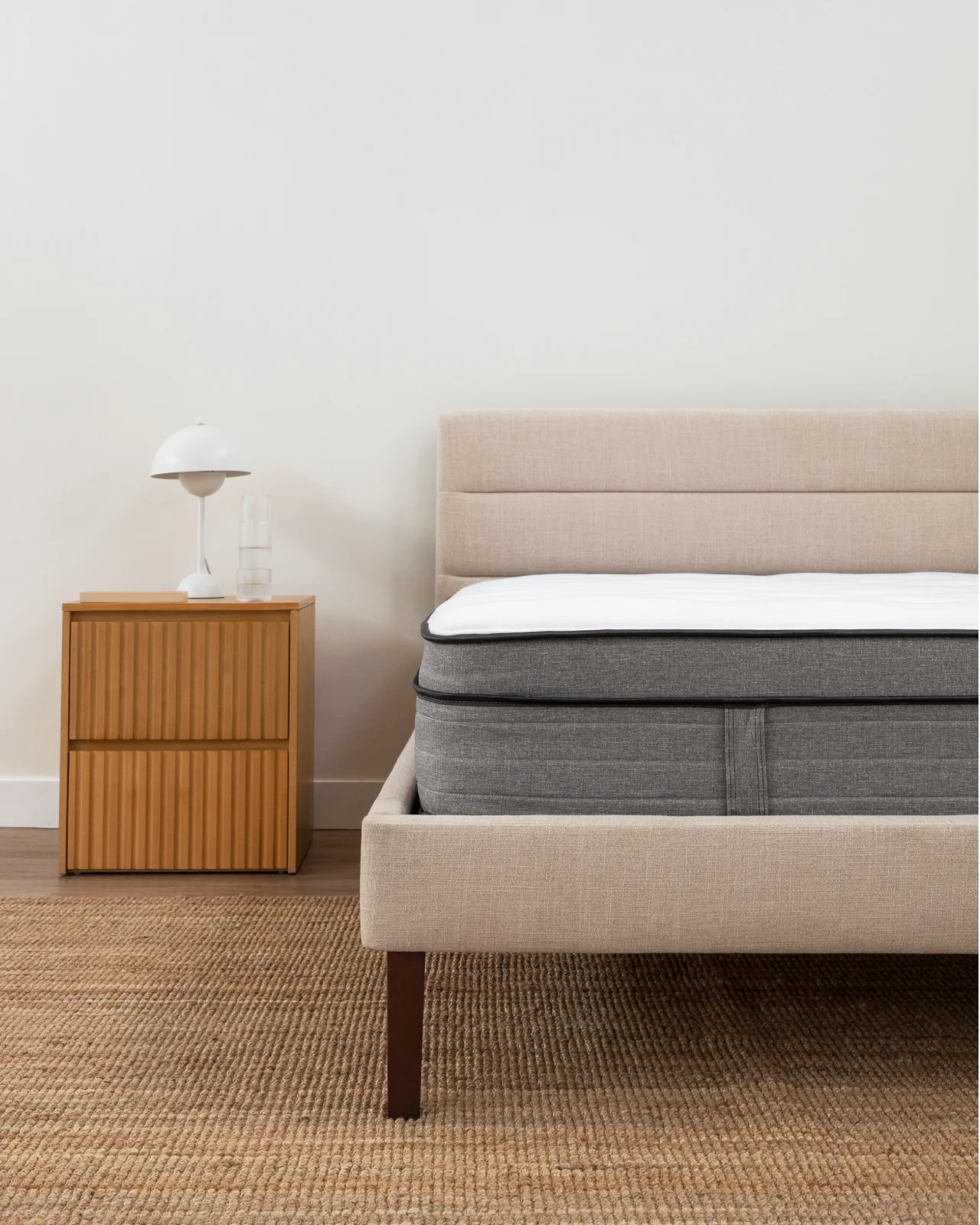 Channel Upholstered Bed Frame - Image 6