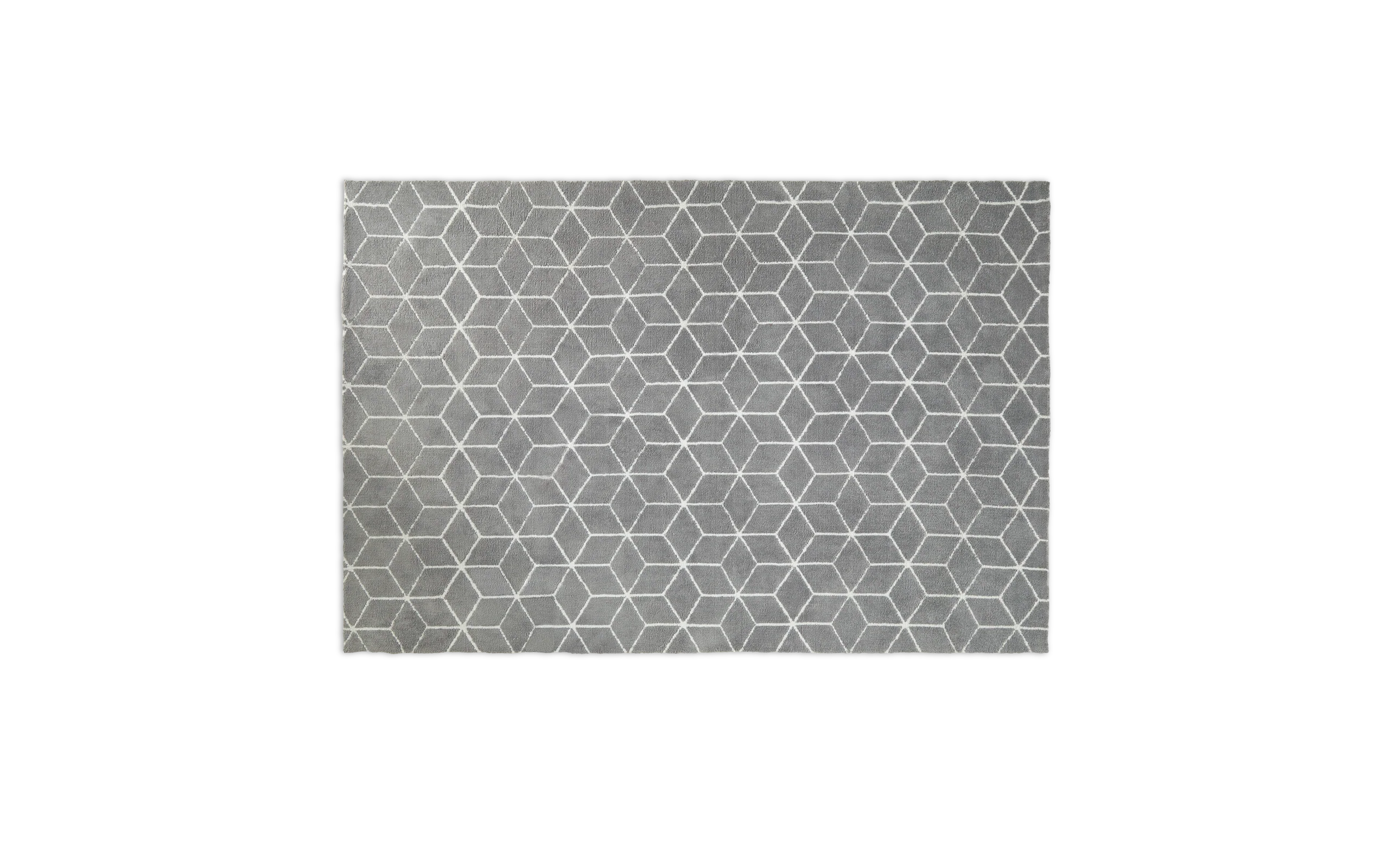 Grey Geometric Rug - Image 2