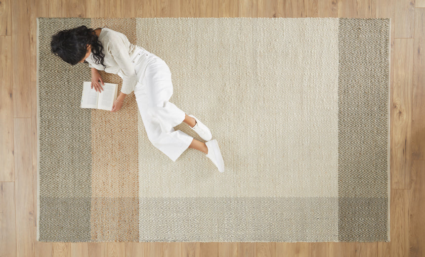 Hand-Loomed Jute Rug - Image 7