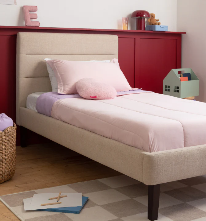 Kids Channel Upholstered Bed Frame - Image 2
