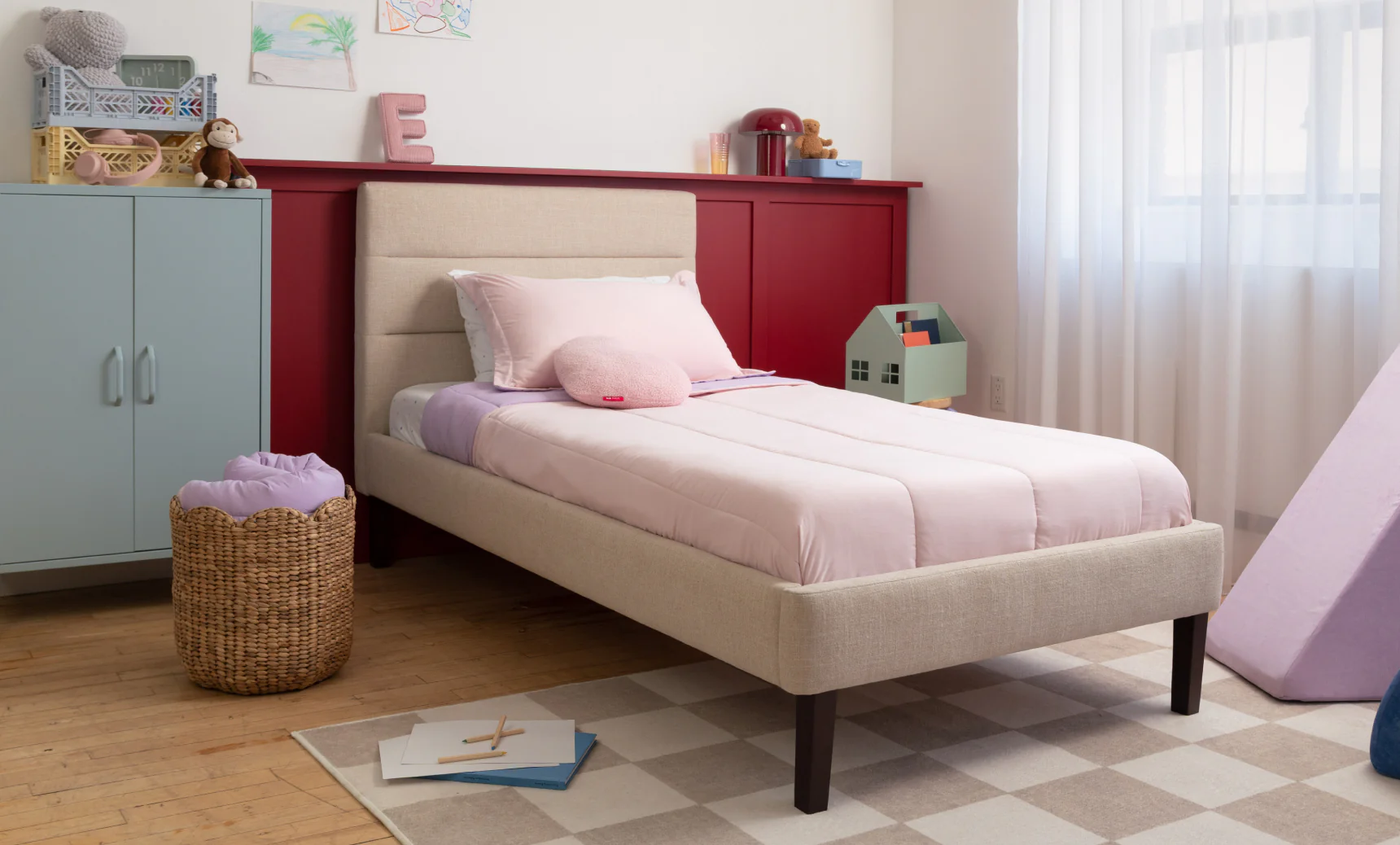 Kids Channel Upholstered Bed Frame - Image 6