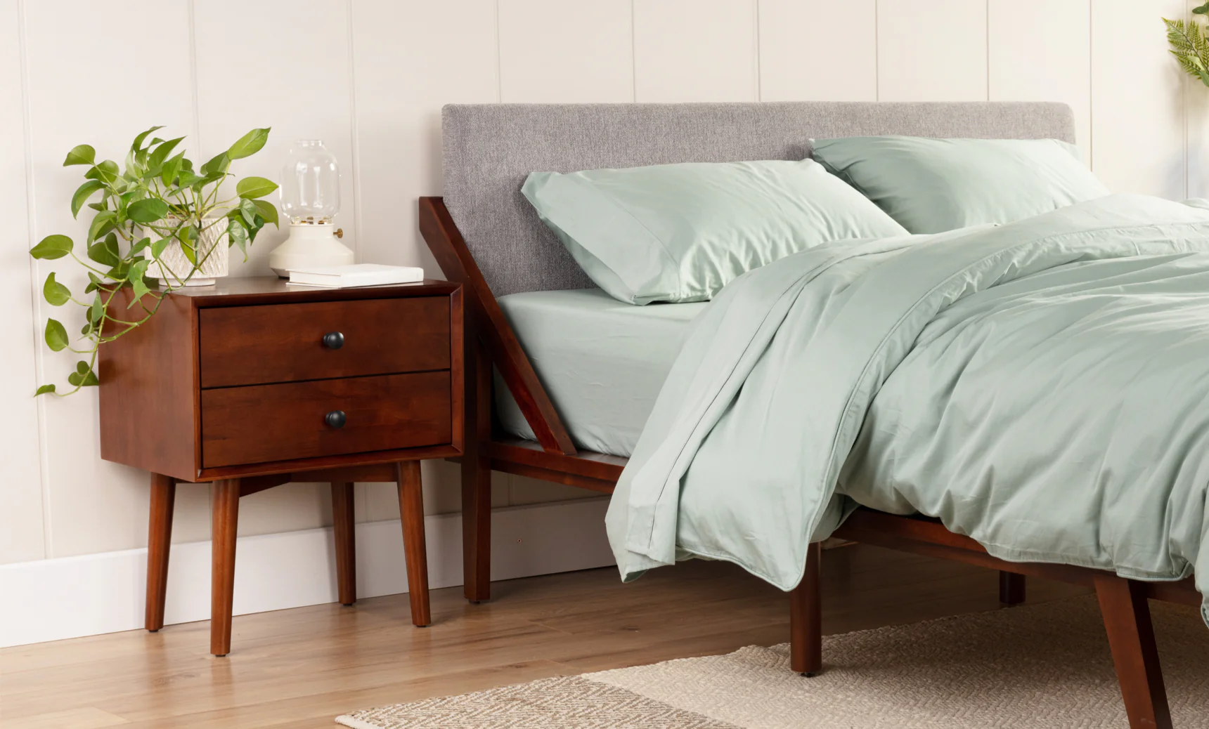 Solid Wood Nightstand - Image 5