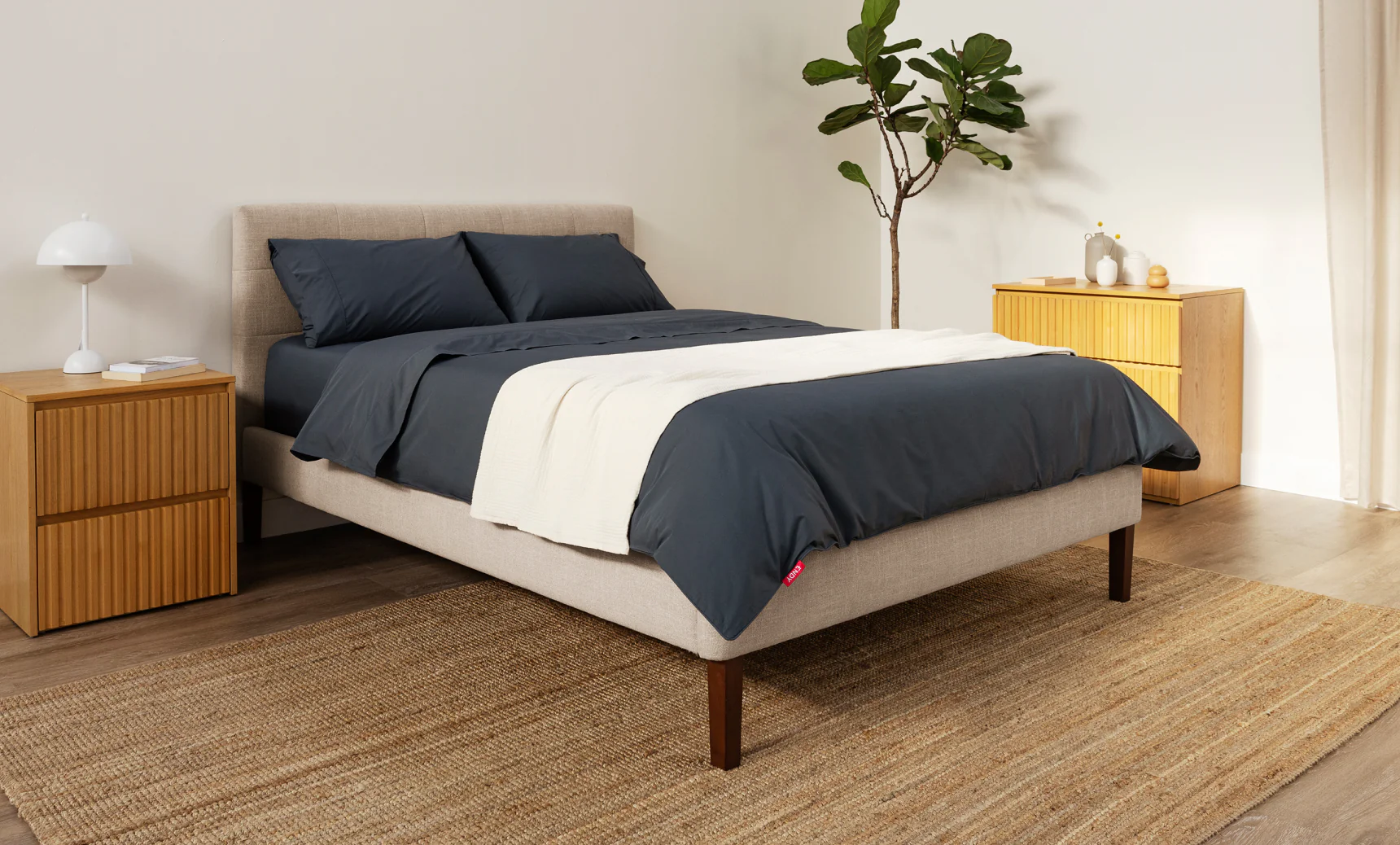 Tufted Upholstered Bed Frame - Image 10