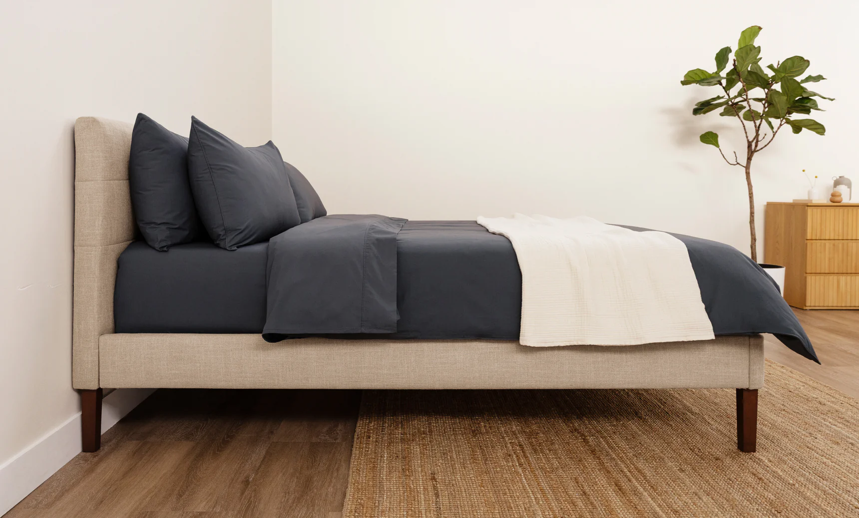 Tufted Upholstered Bed Frame - Image 13