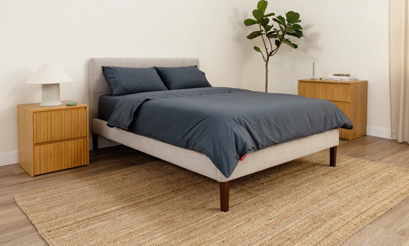 Tufted Upholstered Bed Frame - Image 2