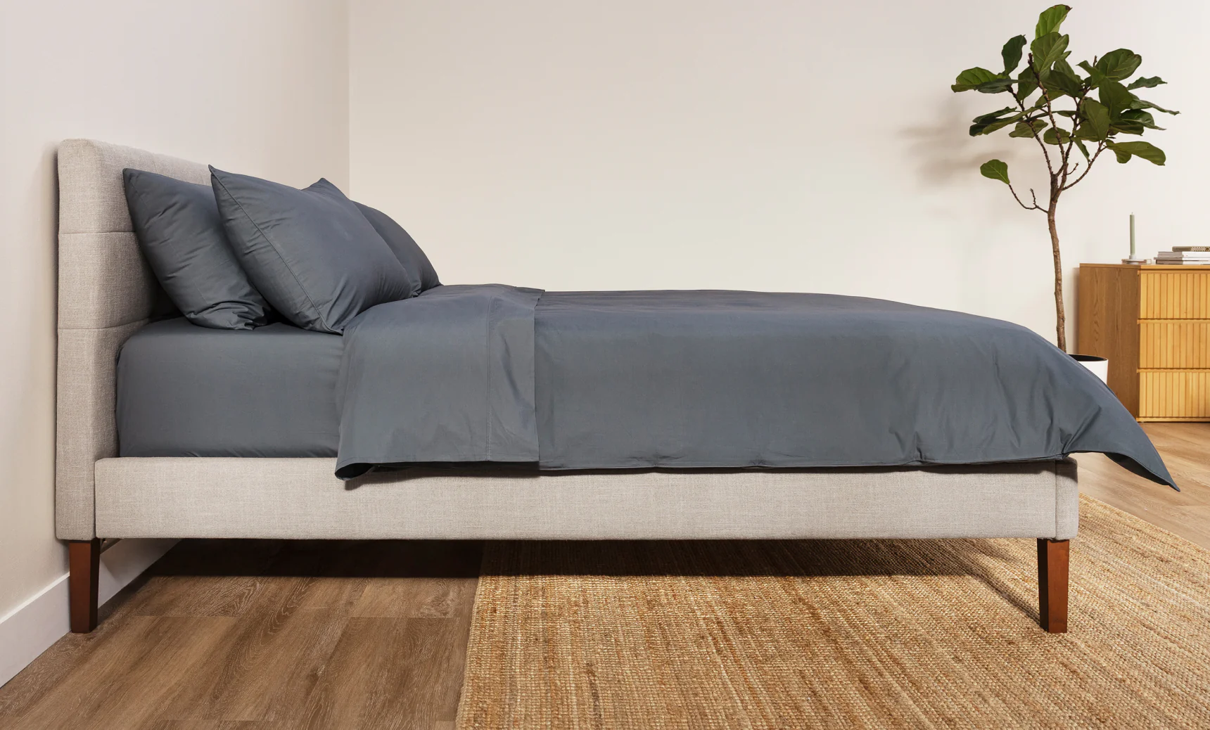 Tufted Upholstered Bed Frame - Image 7