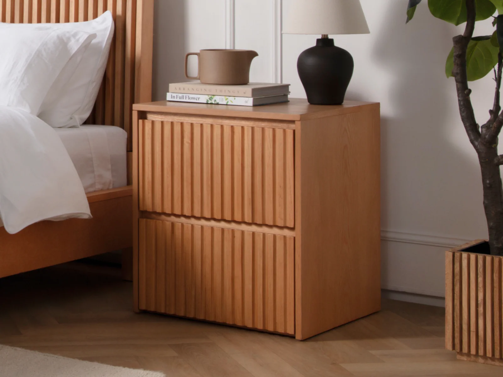 Wooden Nightstand - Image 2